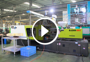 寶捷BJ288-S6X伺服節(jié)能注塑機(jī)一出32全自動(dòng)生產(chǎn)、包裝一次性餐具透明叉子